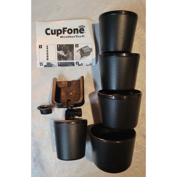 WeatherTech CupFone Universal Adjustable Cup Holder Car Mount - NOB - Picture 2 of 7